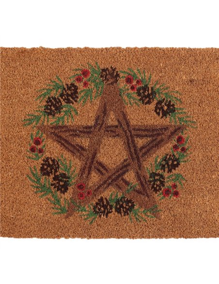 Natural Winter Solstice Pentagram Doormat WN_73123 - pic 136974 | FastDaddyshop
