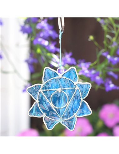 Throat Chakra Symbol Mini Suncatcher CK_19828