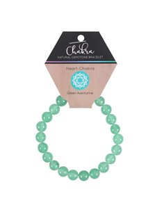 Heart Chakra Green Aventurine Gemstone Bracelet CK_30423