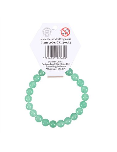 Heart Chakra Green Aventurine Gemstone Bracelet CK_30423