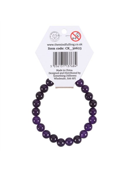 Third Eye Chakra Amethyst Gemstone Bracelet CK_30623 - pic 137001 | FastDaddyshop