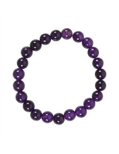Third Eye Chakra Amethyst Gemstone Bracelet CK_30623
