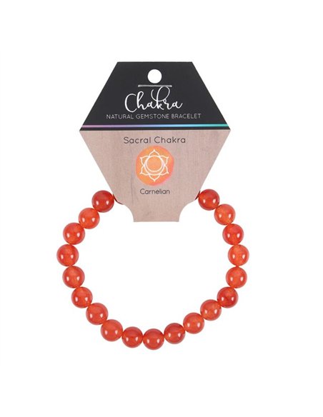 Sacral Chakra Carnelian Gemstone Bracelet CK_30823 - pic 137010 | FastDaddyshop
