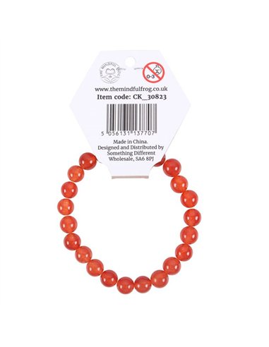 Sacral Chakra Carnelian Gemstone Bracelet CK_30823