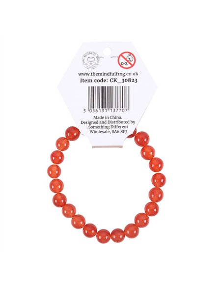Sacral Chakra Carnelian Gemstone Bracelet CK_30823 - pic 137011 | FastDaddyshop