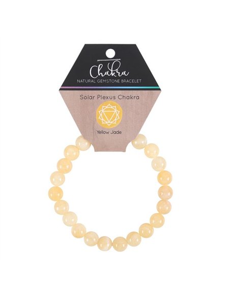 Solar Plexus Chakra Yellow Jade Gemstone Bracelet CK_30923 - pic 137015 | FastDaddyshop