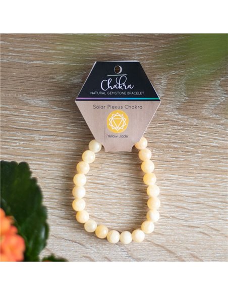 Solar Plexus Chakra Yellow Jade Gemstone Bracelet CK_30923 - pic 137018 | FastDaddyshop
