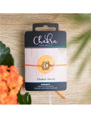 Sacral Chakra Charm Bracelet CK_31523