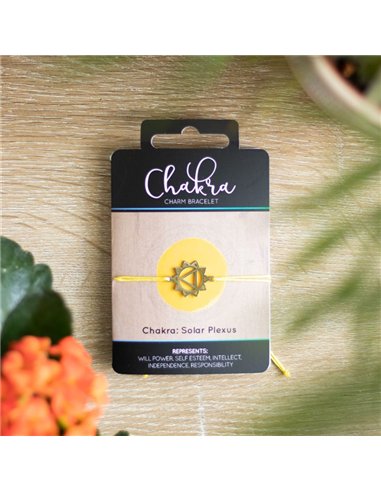 Solar Plexus Chakra Charm Bracelet CK_31623