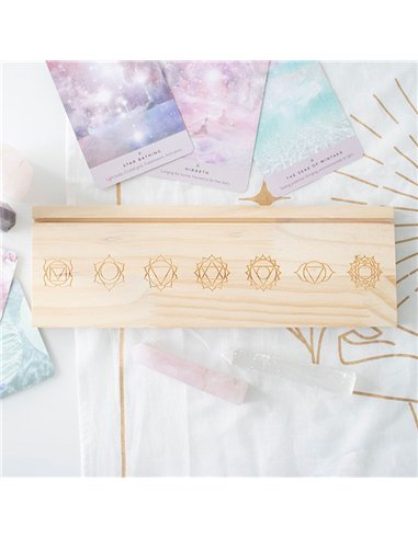 Natural Seven Chakras Tarot Card Stand TC_86424