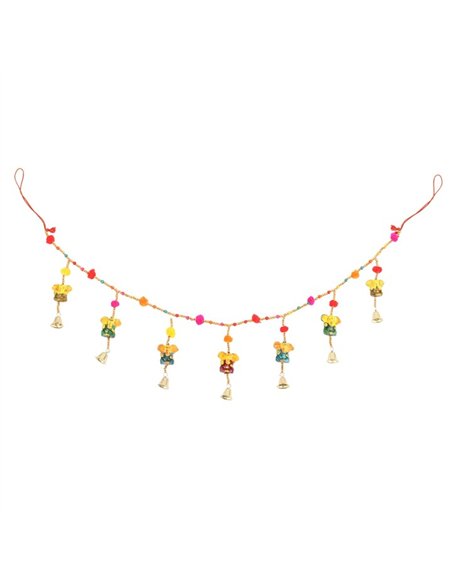 Hanging Ganesh Garland with Beads and Bells IN_67324 - pic 137119 | FastDaddyshop