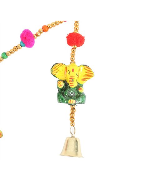 Hanging Ganesh Garland with Beads and Bells IN_67324 - pic 137120 | FastDaddyshop