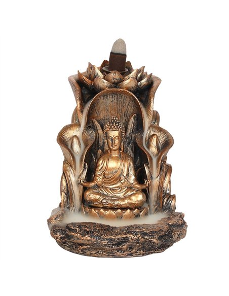Bronze Buddha Backflow Incense Burner  BF_21828 - pic 137125 | FastDaddyshop