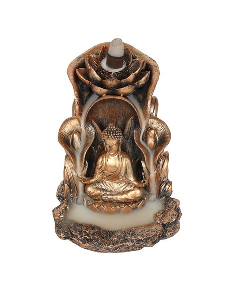 Bronze Buddha Backflow Incense Burner  BF_21828 - pic 137126 | FastDaddyshop