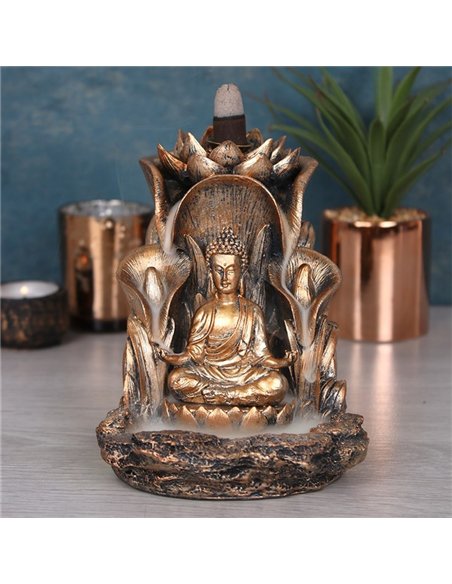 Bronze Buddha Backflow Incense Burner  BF_21828 - pic 137128 | FastDaddyshop