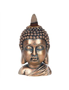 Bronze Buddha Head Backflow Incense Burner BF_21938
