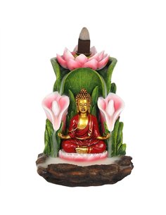 Colourful Buddha Backflow Incense Burner BF_25328