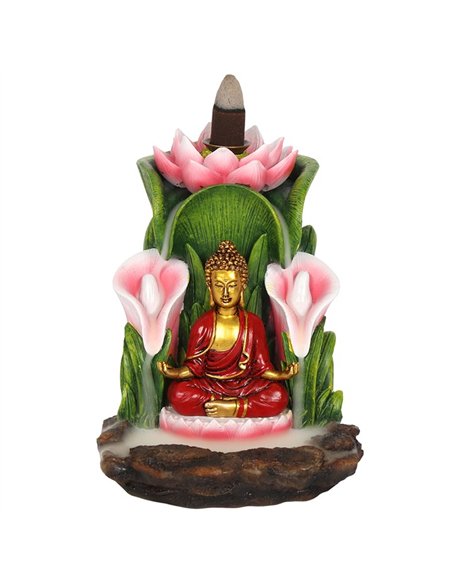 Colourful Buddha Backflow Incense Burner BF_25328 - pic 137135 | FastDaddyshop