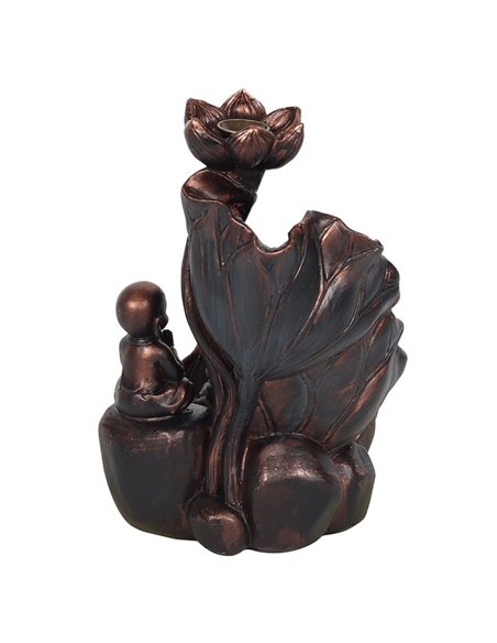 Bronze Effect Buddha Backflow Incense Burner BF_68338 - pic 137145 | FastDaddyshop