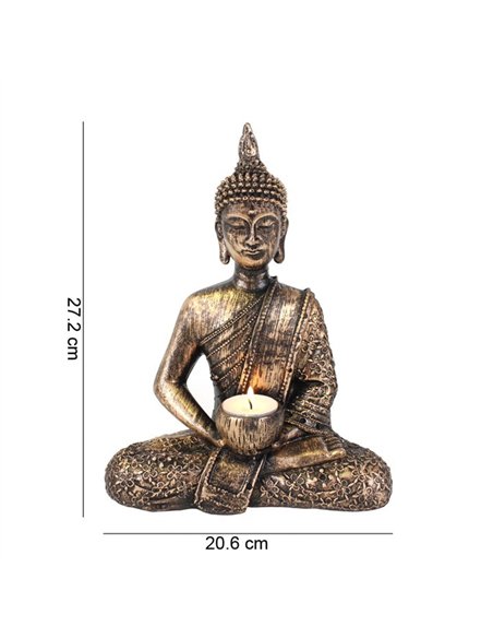 Sitting Thai Buddha Tealight Holder BO_33411 - pic 137148 | FastDaddyshop