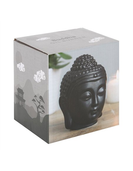 Black Buddha Head Oil Burner OB_29002_BLACK - pic 137158 | FastDaddyshop