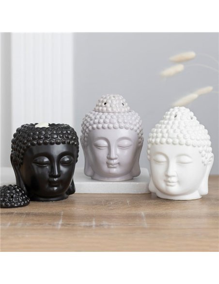 Black Buddha Head Oil Burner OB_29002_BLACK - pic 137160 | FastDaddyshop