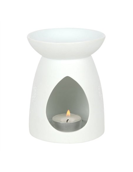 White Ceramic Buddha Face Oil Burner and Wax Warmer OB_47631 - pic 137169 | FastDaddyshop