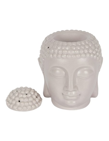 Large Grey Buddha Head Oil Burner and Wax Warmer OB_50030 - pic 137174 | FastDaddyshop