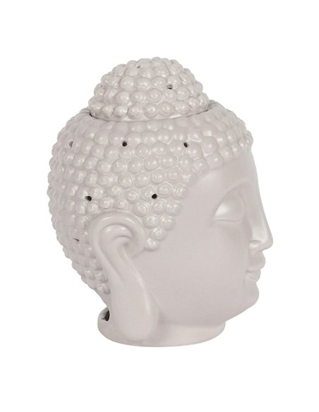 Large Grey Buddha Head Oil Burner and Wax Warmer OB_50030 - pic 137175 | FastDaddyshop