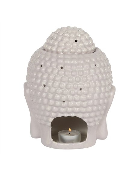 Large Grey Buddha Head Oil Burner and Wax Warmer OB_50030 - pic 137176 | FastDaddyshop