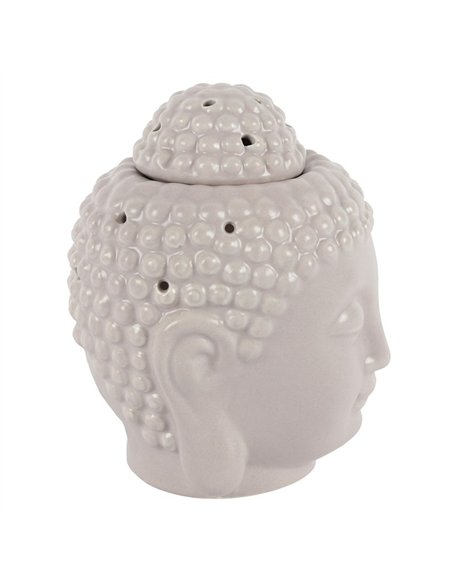 Small Grey Buddha Head Oil Burner OB_50130 - pic 137181 | FastDaddyshop