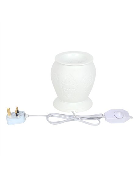 White Ceramic Buddha Electric Oil Burner and Wax Warmer OB_51031 - pic 137187 | FastDaddyshop