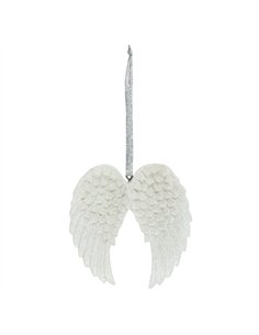 Double Glitter Angel Wing Hanging Decoration AO_33327