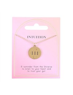 111 Angel Number Intuition Necklace ER_48525