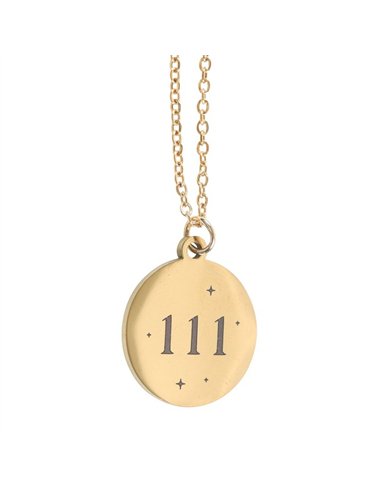 111 Angel Number Intuition Necklace ER_48525