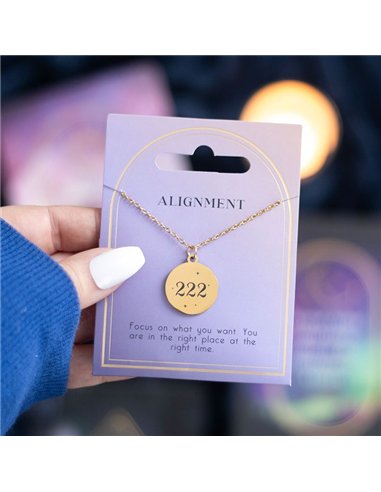 222 Angel Number Alignment Necklace ER_48625