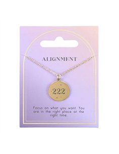 222 Angel Number Alignment Necklace ER_48625