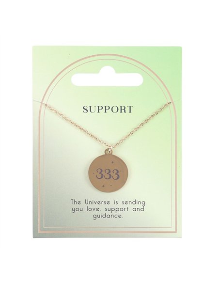 333 Angel Number Support Necklace ER_48725 - pic 137275 | FastDaddyshop