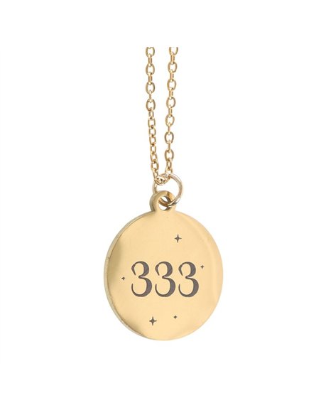 333 Angel Number Support Necklace ER_48725 - pic 137277 | FastDaddyshop
