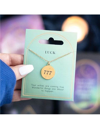 777 Angel Number Luck Necklace ER_49125