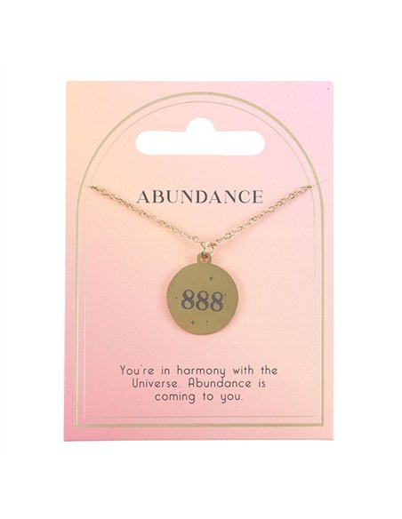888 Angel Number Abundance Necklace ER_49225 - pic 137300 | FastDaddyshop
