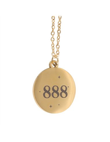 888 Angel Number Abundance Necklace ER_49225
