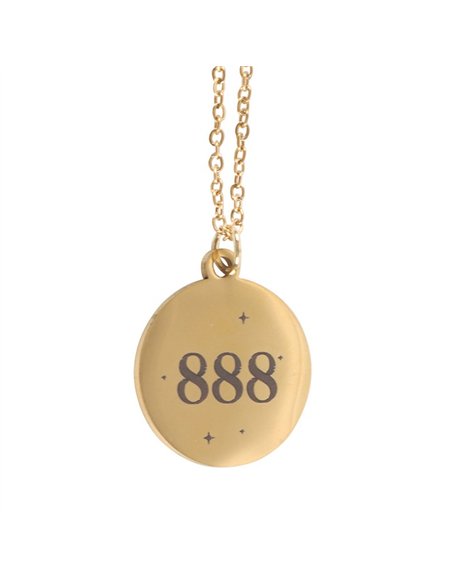 888 Angel Number Abundance Necklace ER_49225 - pic 137302 | FastDaddyshop