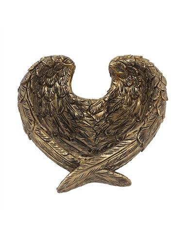 Antique Gold Angel Wing Dish GA_60030