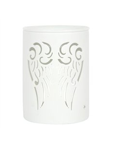 White Angel Wings Cut Out Oil Burner OB_34430