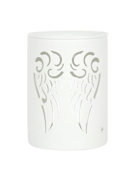 White Angel Wings Cut Out Oil Burner OB_34430 - pic 137326 | FastDaddyshop