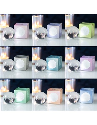 Set of 9 Angel Number Crystal Balls SET_48425