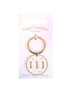 111 Angel Number Keyring UN_74524