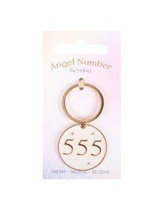 555 Angel Number Keyring UN_74924