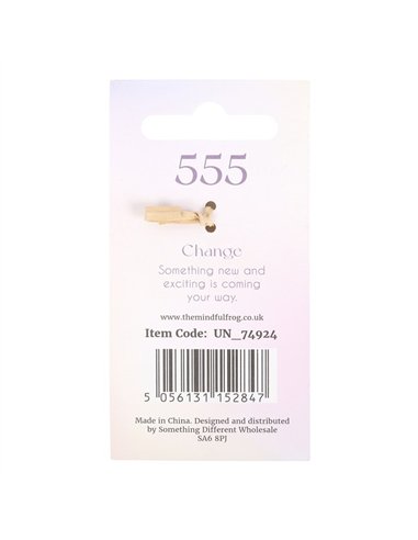 555 Angel Number Keyring UN_74924